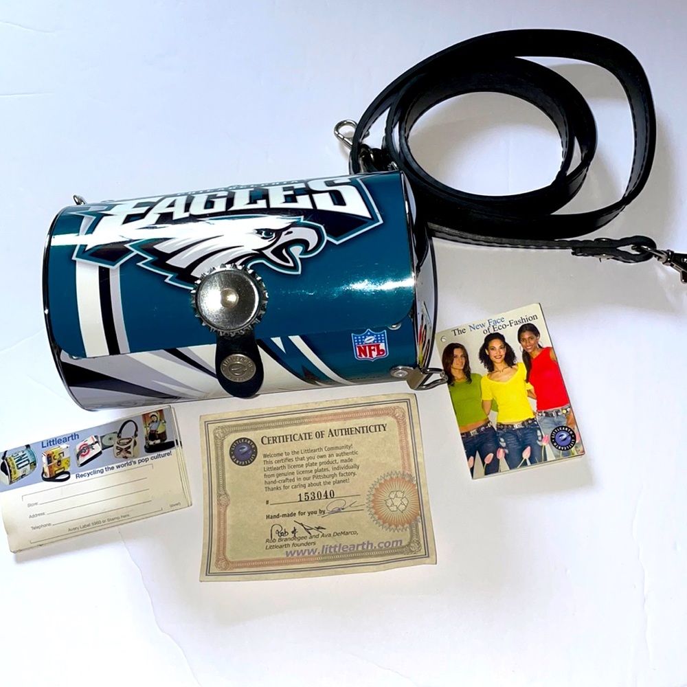 PROFANITY LITTLEARTH NFL EAGLES CYCLONE PURSE